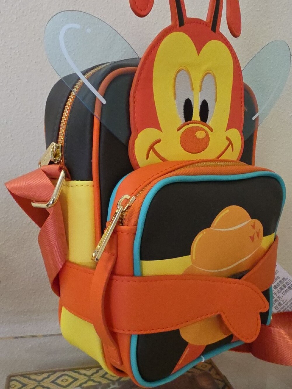 Loungefly Spike The Bee Epcot Exclusive Crossbody Bag - Picture 6 of 12